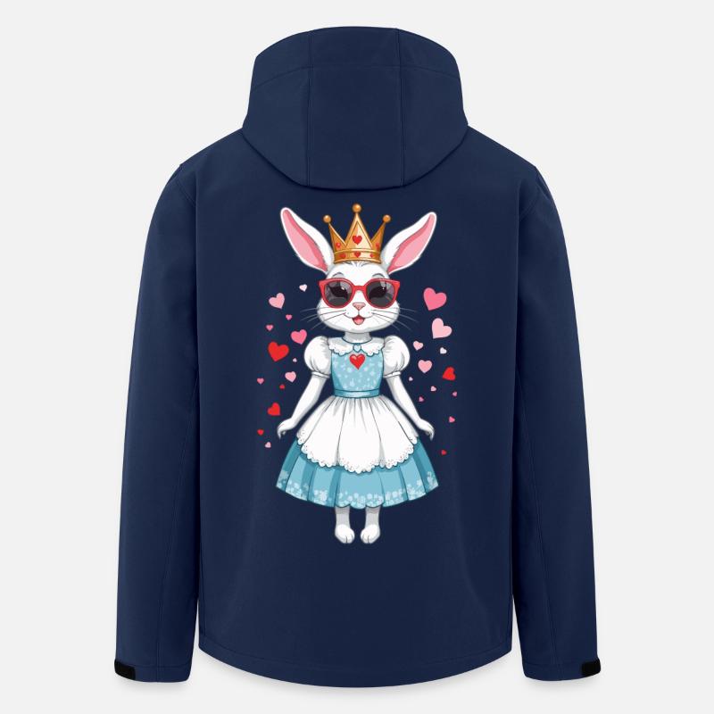 Mignon Lapins Princesse - Veste softshell homme en polyester recyclé Stanley/Stella - marine