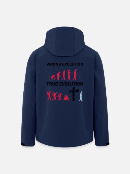 true evolution jesus - Men’s Recycled Softshell Jacket by Stanley/Stella - navy