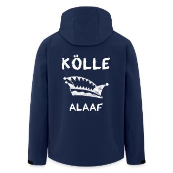 Karneval Köln - Kölle Alaaf - Recycelte Männer Softshell-Jacke von Stanley/Stella - Navy - Hinten - AI Model Male 185 light (185cm)