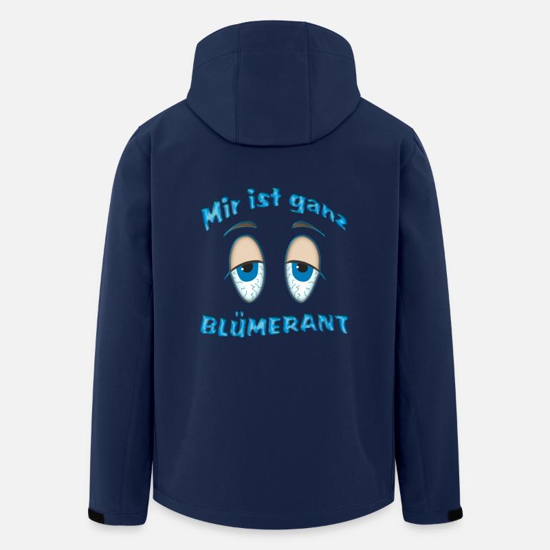 Mir ist ganz blümerant - Recycelte Männer Softshell-Jacke von Stanley/Stella - Navy