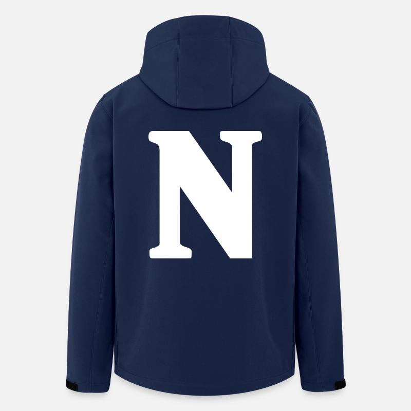 N - Men’s Recycled Softshell Jacket by Stanley/Stella - navy