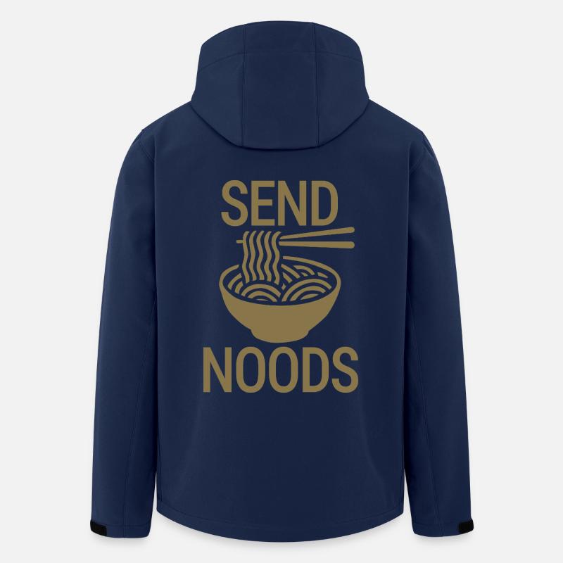 Send noods - Recycelte Männer Softshell-Jacke von Stanley/Stella - Navy