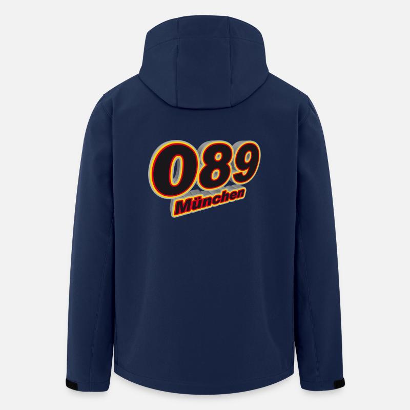 089 Muenchen - Recycelte Männer Softshell-Jacke von Stanley/Stella - Navy