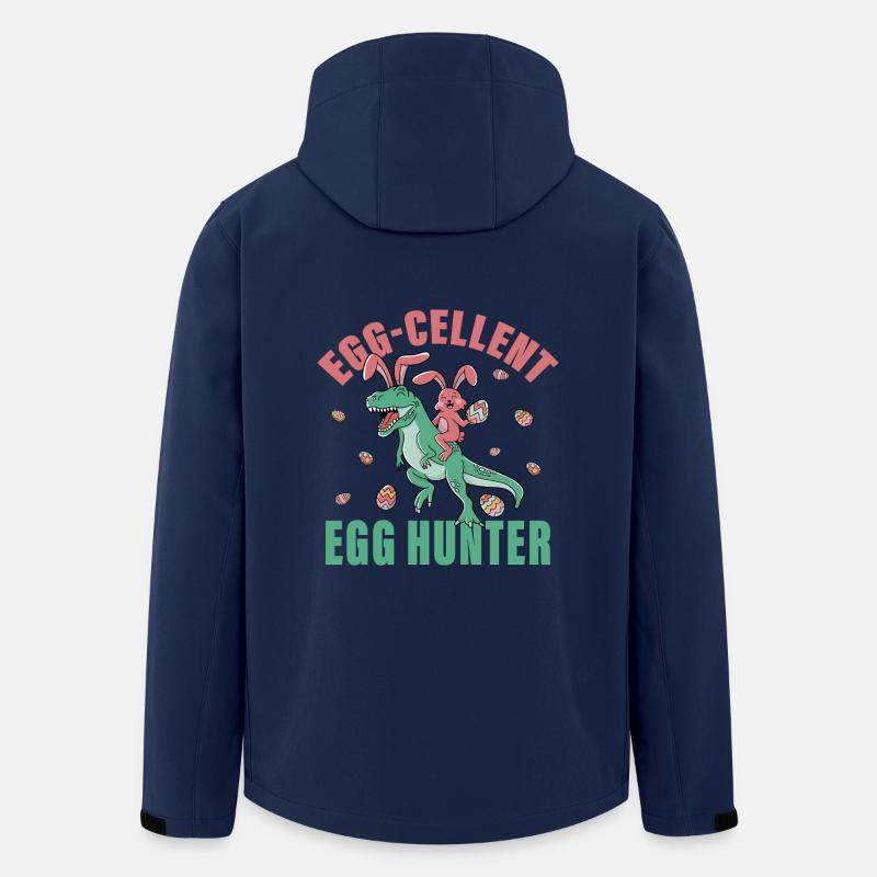Egg-cellent Egg Hunter - Men’s Recycled Softshell Jacket by Stanley/Stella - navy