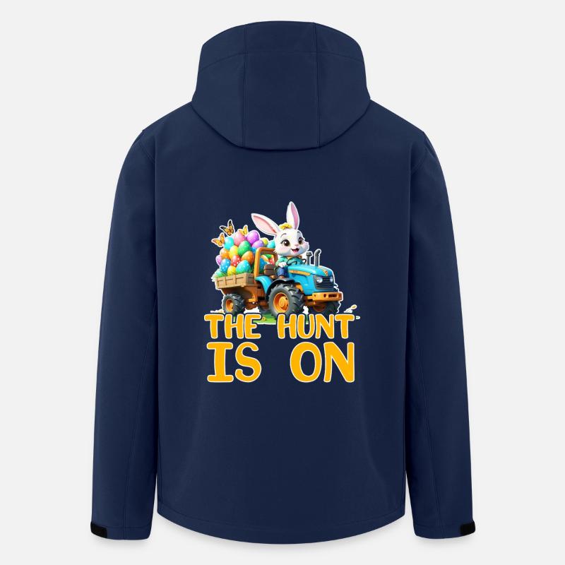 Die Jagd hat begonnen - Recycelte Männer Softshell-Jacke von Stanley/Stella - Navy