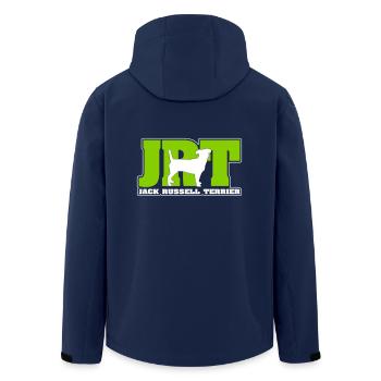 JACK RUSSELL TERRIER JRT - Recycelte Männer Softshell-Jacke von Stanley/Stella - Navy - Hinten - AI Model Male 185 light (185cm)