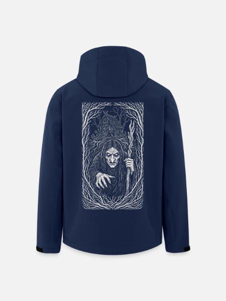 Baba Yaga Dunkle Slawische Hexenkunst - Recycelte Männer Softshell-Jacke von Stanley/Stella - Navy