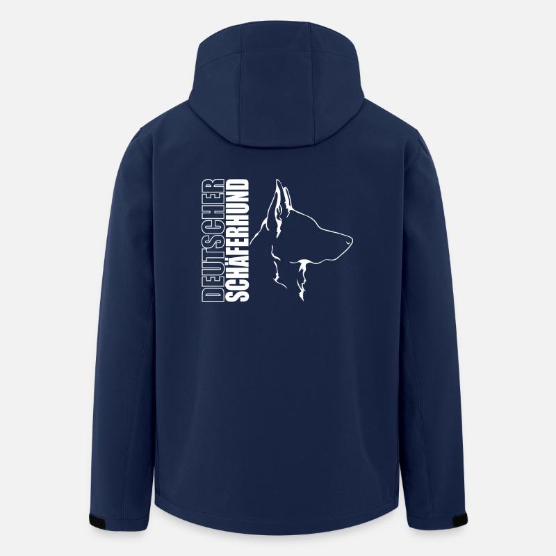 DEUTSCHER SCHÄFERHUND Hund IGP Hundesport Wilsigns - Recycelte Männer Softshell-Jacke von Stanley/Stella - Navy