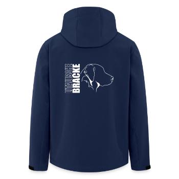 Lituanien Chien De Profil Chiens Chien De Chasse Wilsigns - Veste softshell homme en polyester recyclé Stanley/Stella - marine - Dos - AI Model Male 185 light (185cm)