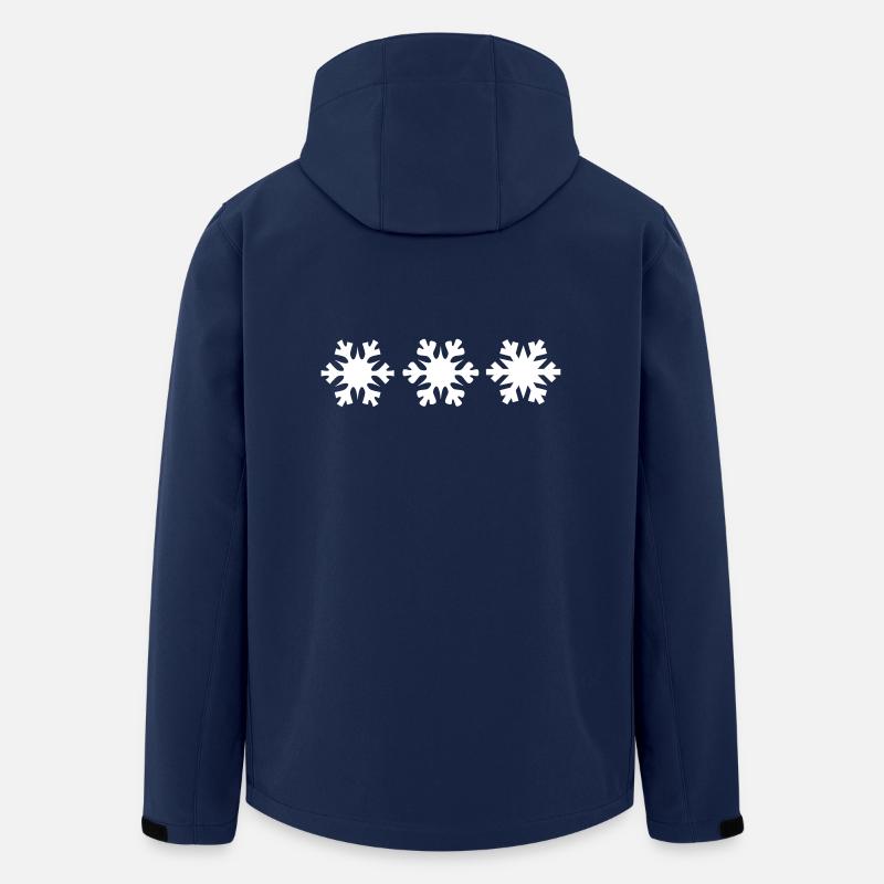 Schnee - Recycelte Männer Softshell-Jacke von Stanley/Stella - Navy
