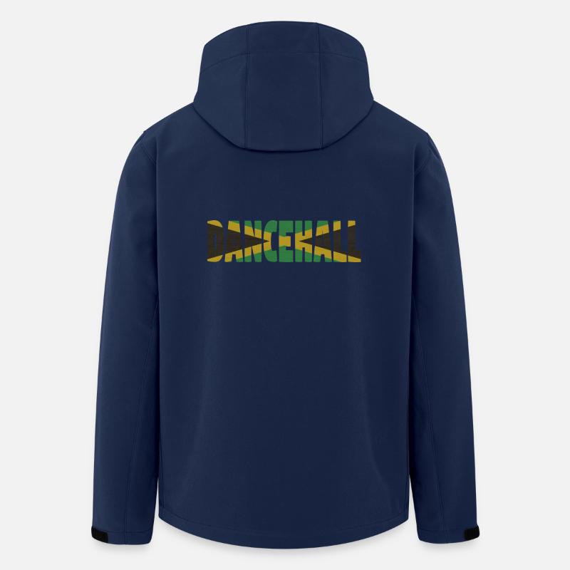 Jamaica Dancehall - Recycelte Männer Softshell-Jacke von Stanley/Stella - Navy