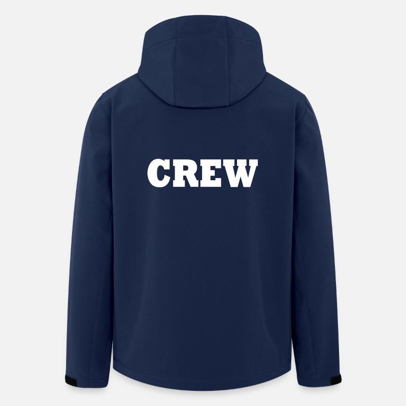 Crew - Men’s Recycled Softshell Jacket by Stanley/Stella - navy