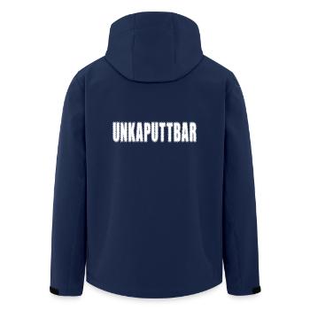 Unkaputtbar - Recycelte Männer Softshell-Jacke von Stanley/Stella - Navy - Hinten - AI Model Male 185 light (185cm)