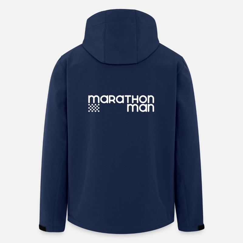 Marathon-Mann - Anpassbare - Recycelte Männer Softshell-Jacke von Stanley/Stella - Navy