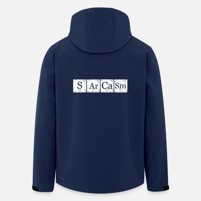 Sarcasm Element Periodensystem Nerd Geek - Recycelte Männer Softshell-Jacke von Stanley/Stella - Navy