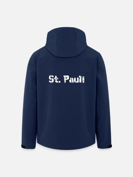 Hambourg Sankt Pauli - Veste softshell homme en polyester recyclé Stanley/Stella - marine
