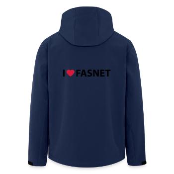 fasnet - Veste softshell homme en polyester recyclé Stanley/Stella - marine - Dos - AI Model Male 185 light (185cm)