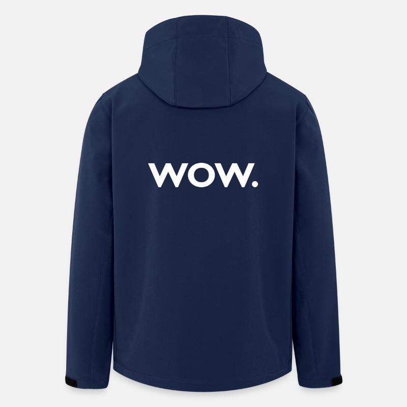 WOW. - Recycelte Männer Softshell-Jacke von Stanley/Stella - Navy