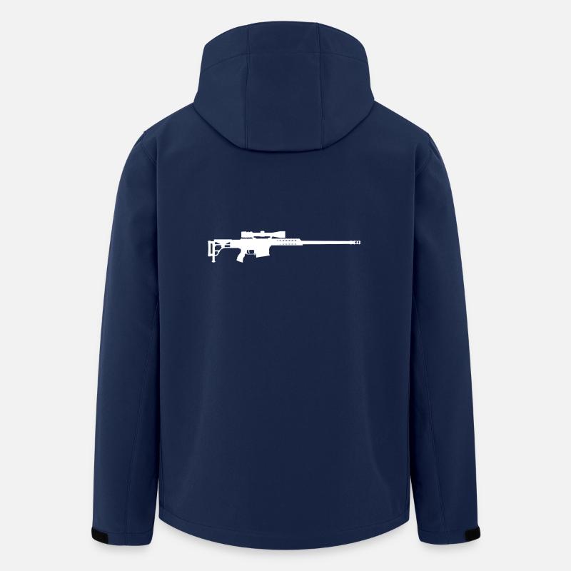 M89B / Barrett 50.cal - Recycelte Männer Softshell-Jacke von Stanley/Stella - Navy