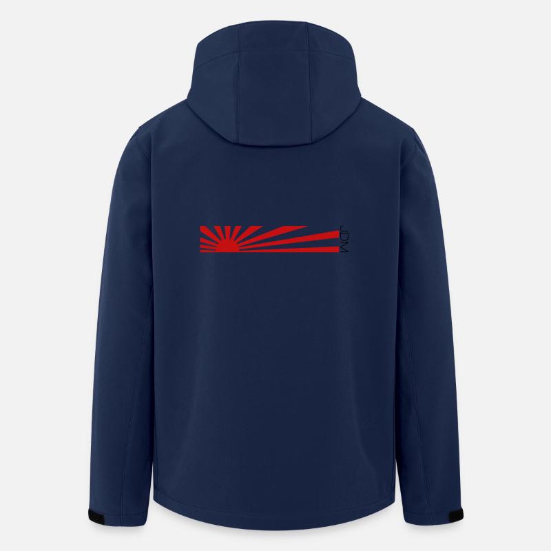 JDM flag design - Men’s Recycled Softshell Jacket by Stanley/Stella - navy