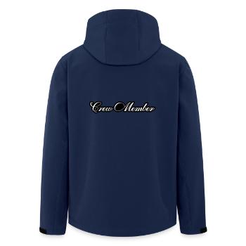 Membre d’équipage - Veste softshell homme en polyester recyclé Stanley/Stella - marine - Dos - AI Model Male 185 light (185cm)