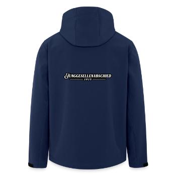 Bachelor Party 2025 Bachelor Party - Men’s Recycled Softshell Jacket by Stanley/Stella - navy - Back - AI Model Male 185 light (185cm)