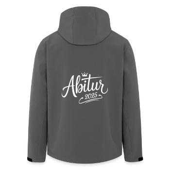 Abitur 2025 - Recycelte Männer Softshell-Jacke von Stanley/Stella - Anthrazit - Hinten - AI Model Male 185 light (185cm)