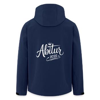 Abitur 2025 - Recycelte Männer Softshell-Jacke von Stanley/Stella - Navy - Hinten - AI Model Male 185 light (185cm)