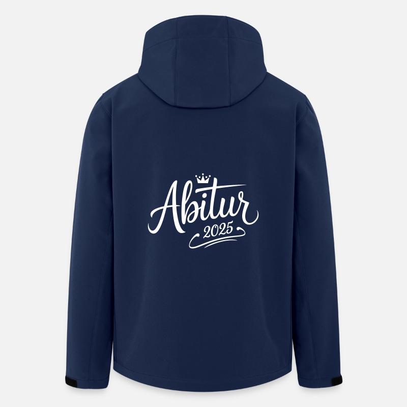 Abitur 2025 - Recycelte Männer Softshell-Jacke von Stanley/Stella - Navy