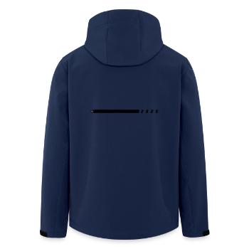 2025 Linie - Recycelte Männer Softshell-Jacke von Stanley/Stella - Navy - Hinten - AI Model Male 185 light (185cm)