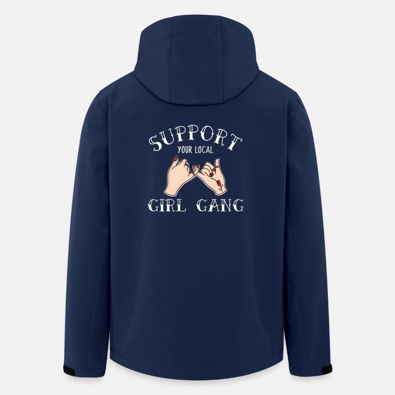 Feminismus jetzt! - Recycelte Männer Softshell-Jacke von Stanley/Stella - Navy