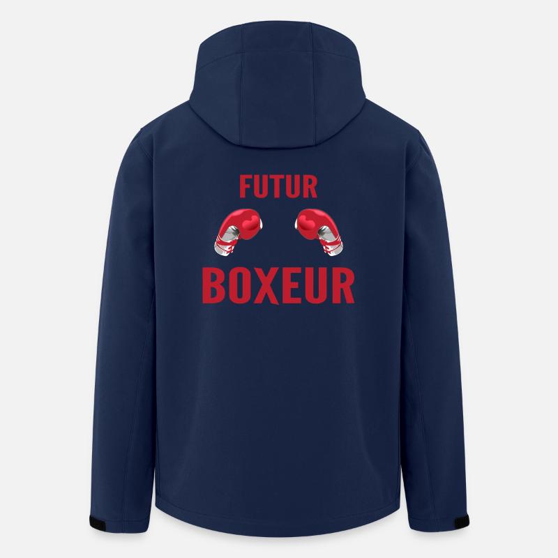 Zukunft Boxer - Recycelte Männer Softshell-Jacke von Stanley/Stella - Navy
