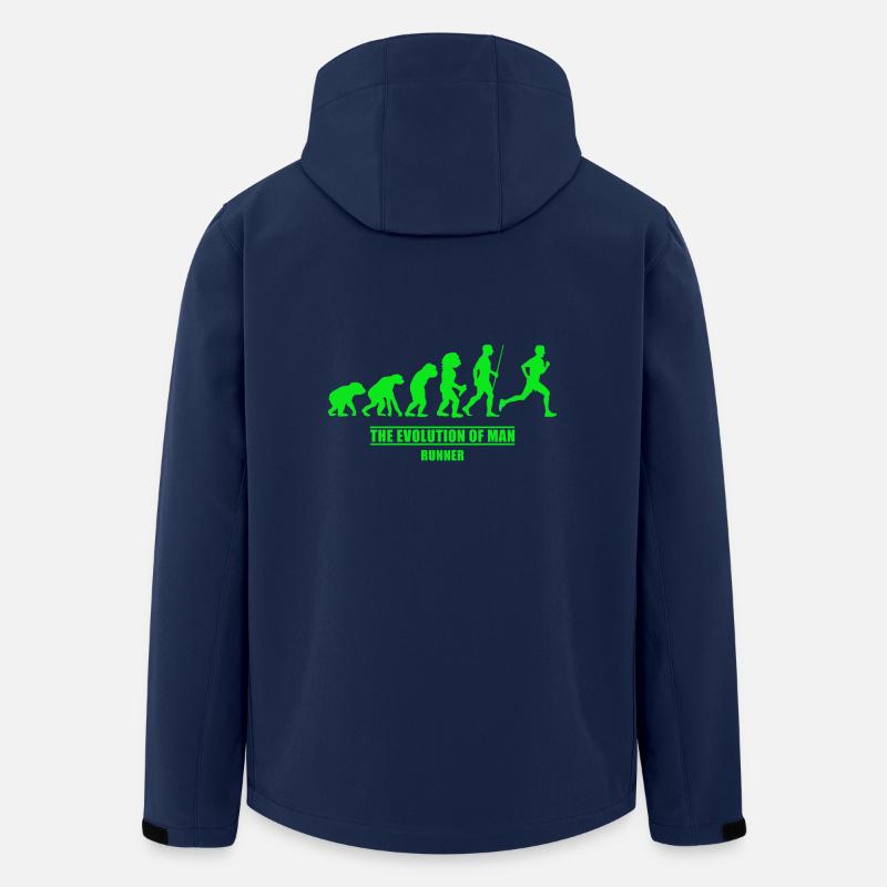 Runner Evolution Runner - Veste softshell homme en polyester recyclé Stanley/Stella - marine