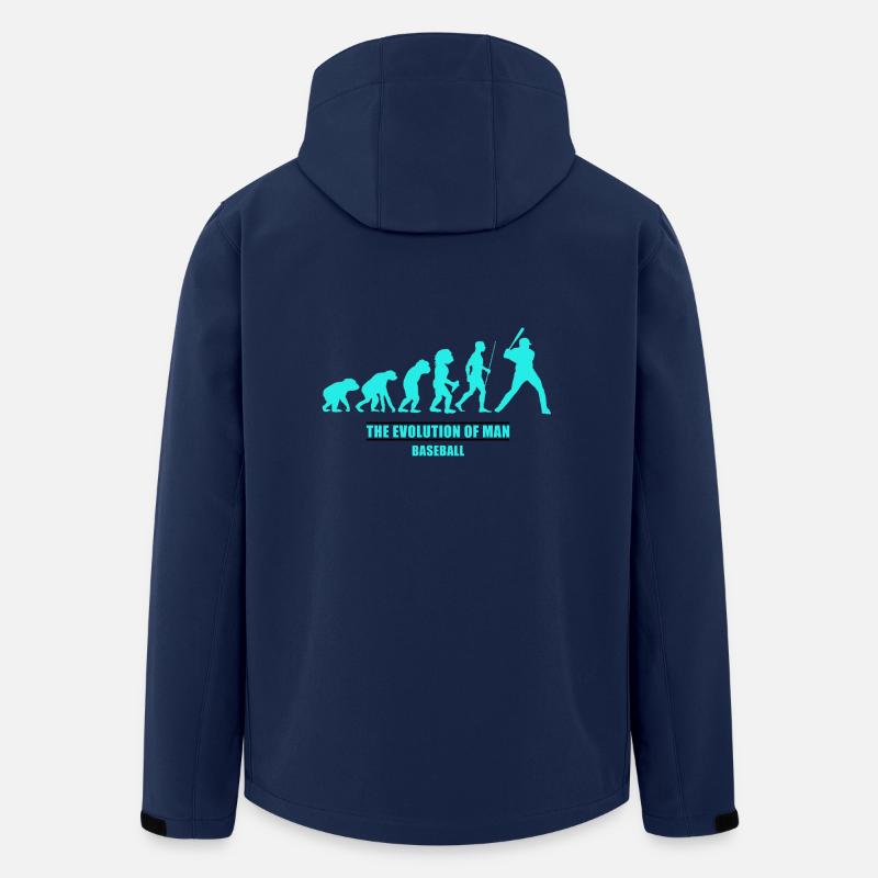 Evolution homme baseball - Veste softshell homme en polyester recyclé Stanley/Stella - marine