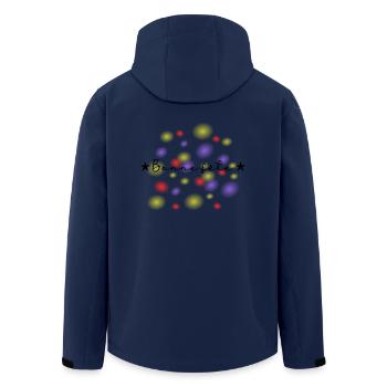 BONNE FÊTE MAMAN. MAMAN. FÊTE DES MÈRES. JE T'AIME - Veste softshell homme en polyester recyclé Stanley/Stella - marine - Dos - AI Model Male 185 light (185cm)