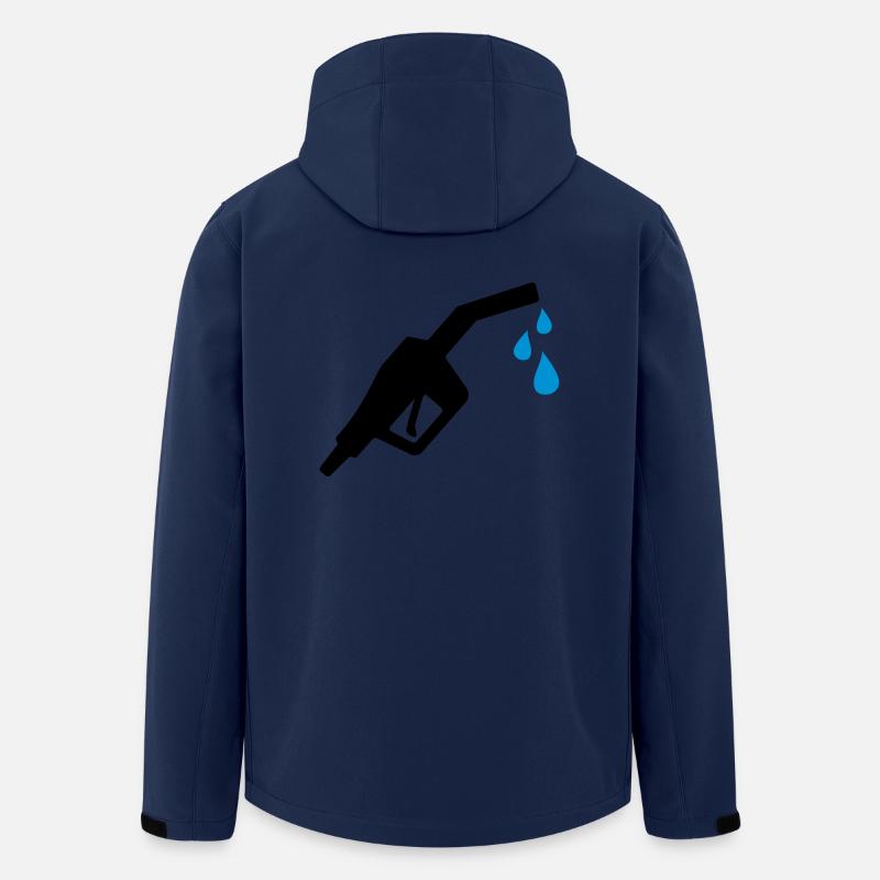 Zapfhahn Benzin - Recycelte Männer Softshell-Jacke von Stanley/Stella - Navy