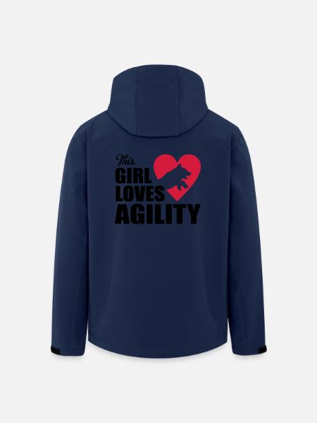Agility - Men’s Recycled Softshell Jacket by Stanley/Stella - navy