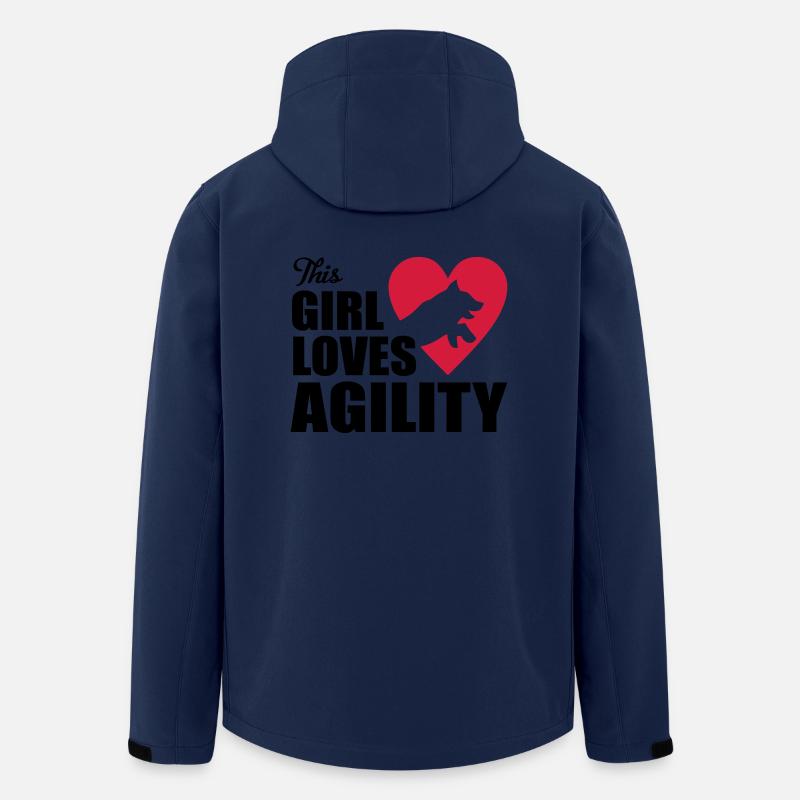 Agility - Men’s Recycled Softshell Jacket by Stanley/Stella - navy