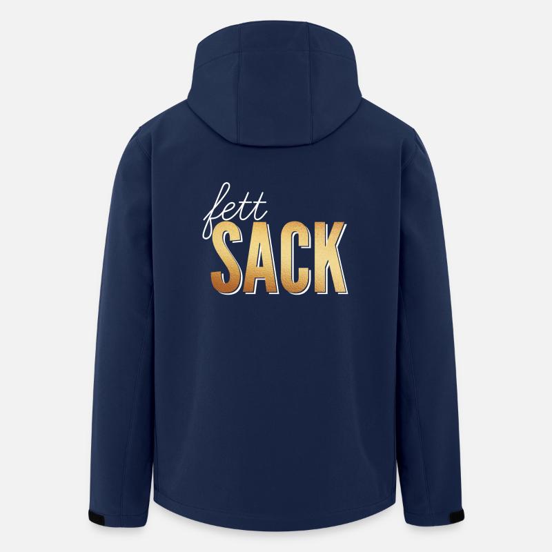 Fettsack - Recycelte Männer Softshell-Jacke von Stanley/Stella - Navy