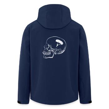 Geschenk Fallschirmspringer Shirt Skydiver T-Shirt - Recycelte Männer Softshell-Jacke von Stanley/Stella - Navy - Hinten - AI Model Male 185 light (185cm)