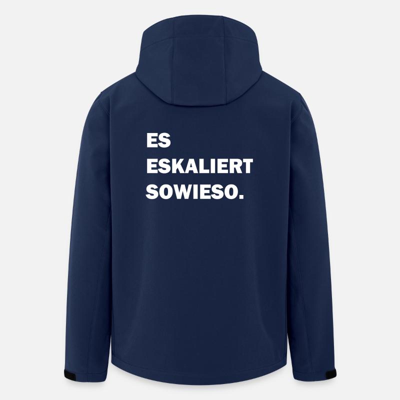 Eskalation - Recycelte Männer Softshell-Jacke von Stanley/Stella - Navy