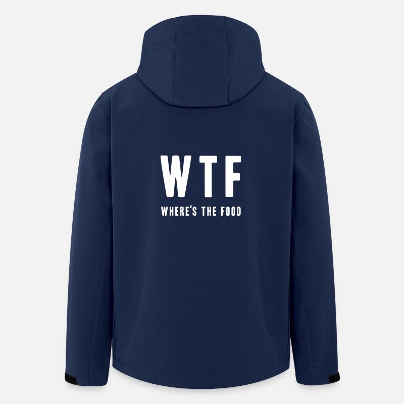 wheres the food - Veste softshell homme en polyester recyclé Stanley/Stella - marine