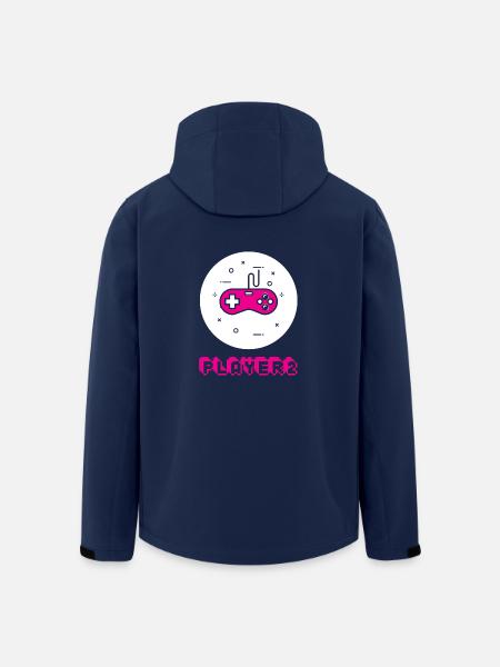 Gamer 2 - Duo Player 1 & 2 Liebe Geschenk Paar - Recycelte Männer Softshell-Jacke von Stanley/Stella - Navy