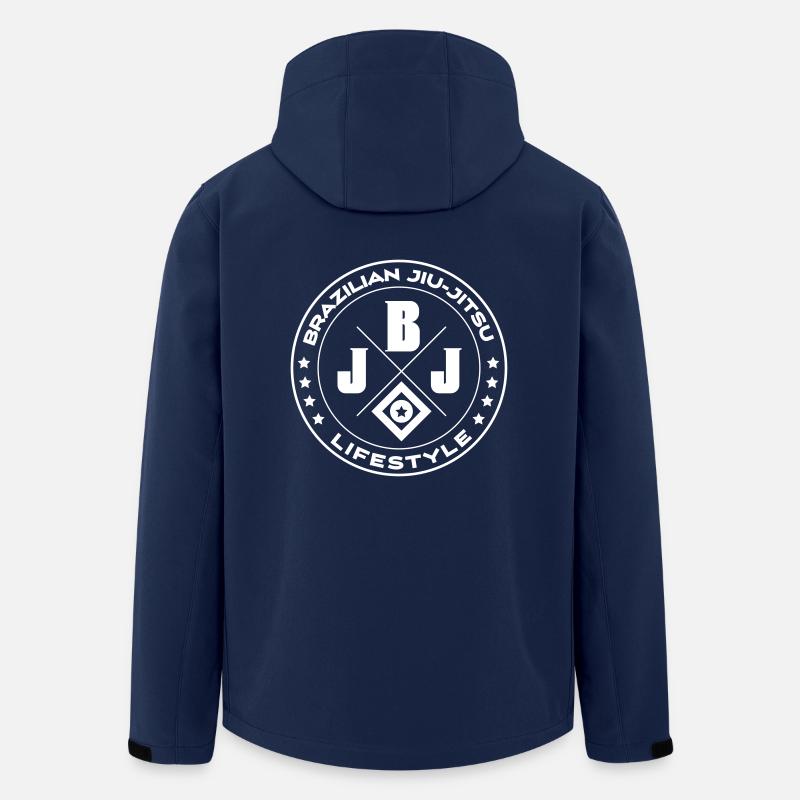 Jiu-jitsu brésilien - Veste softshell homme en polyester recyclé Stanley/Stella - marine