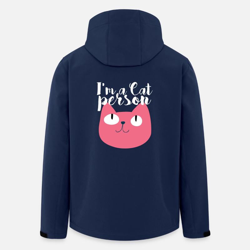 Lustige Katze - Recycelte Männer Softshell-Jacke von Stanley/Stella - Navy