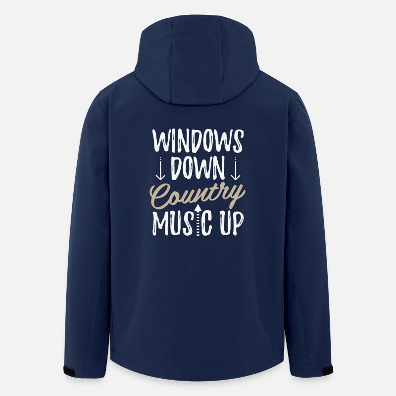 Musik Shirt - Recycelte Männer Softshell-Jacke von Stanley/Stella - Navy