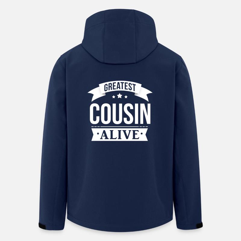 GREATEST COUSIN ALIVE - Men’s Recycled Softshell Jacket by Stanley/Stella - navy