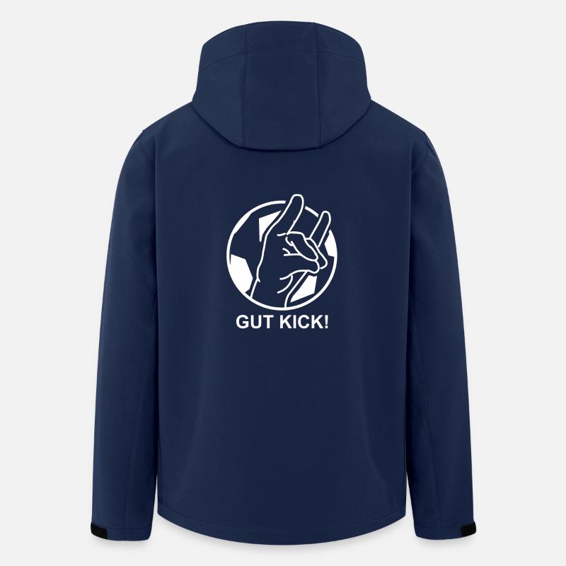 Fußball Kreisliga - Recycelte Männer Softshell-Jacke von Stanley/Stella - Navy