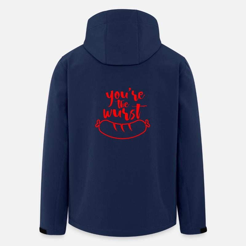 Wurst - Recycelte Männer Softshell-Jacke von Stanley/Stella - Navy