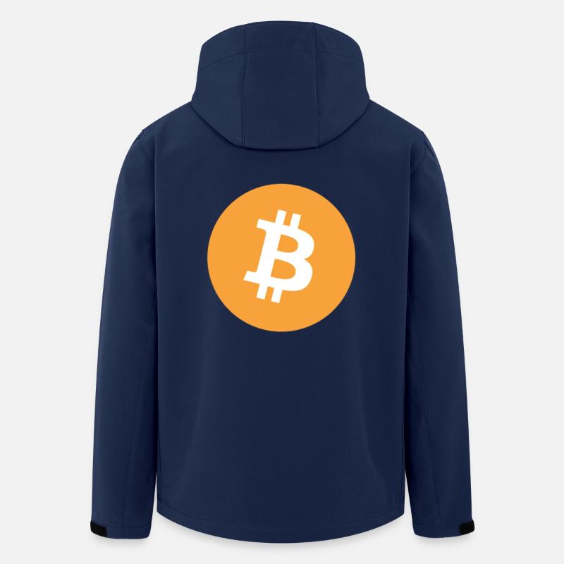 Bitcoin. - Recycelte Männer Softshell-Jacke von Stanley/Stella - Navy